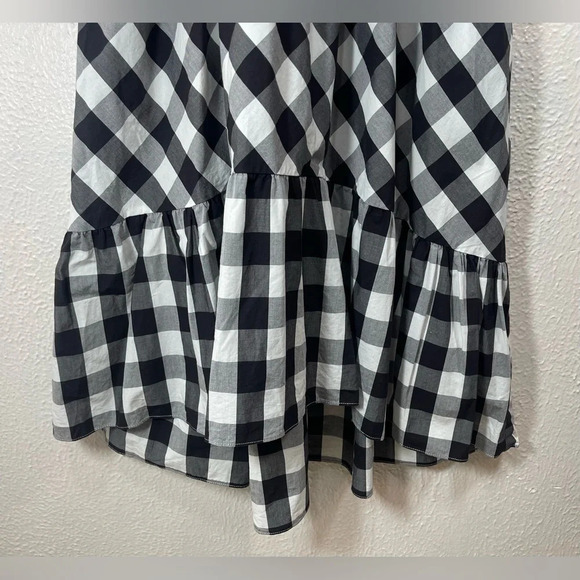 J. Crew Gingham Sleeveless Faux-Wrap Midi Dress Cotton Poplin Women’s 6 Romantic - Picture 10 of 16